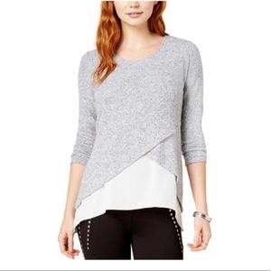 Bar lll • Contrast Knit Top NWT Size 2X